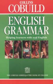 Cover of: English Grammar (COBUILD) by University of Alabama, Ramesh Khrishmurthy, Steve Bullon, John Todd, Elizabeth Manning