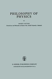 Cover of: Philosophy of physics. by Mario Bunge