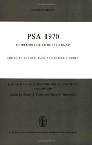 Cover of: In Memory of Rudolf Carnap (Boston Studies in the Philosophy of Science)