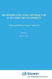 Cover of: Determinants and controls of scientific development