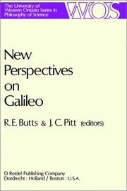 Cover of: New perspectives on Galileo: papers deriving from and related to a workshop on Galileo held at Virginia Polytechnic Institute and State University, 1975
