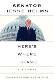 Cover of: Here's where I stand by Jesse Helms