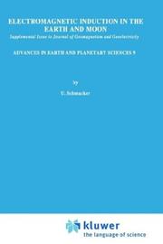 Cover of: Electromagnetic induction in the earth and moon