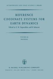 Cover of: Reference coordinate systems for earth dynamics by International Astronomical Union. Colloquium
