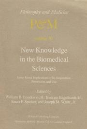 Cover of: New knowledge in the biomedical sciences | 
