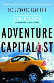 Cover of: Adventure Capitalist by Jim Rogers