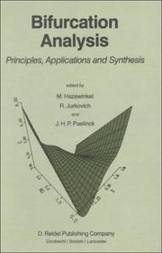 Cover of: Bifurcation analysis: principles, applications, and synthesis
