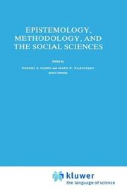 Cover of: Epistemology, methodology, and the social sciences | 