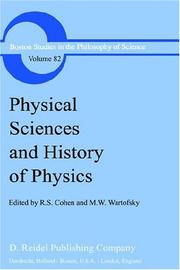 Cover of: Physical Sciences and History of Physics (Boston Studies in the Philosophy of Science) by 