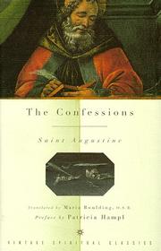 Cover of: The confessions by Augustine of Hippo