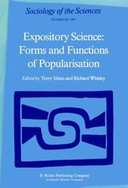 Cover of: Expository science: forms and functions of popularisation