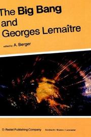 Cover of: The Big bang and Georges Lemaître | 
