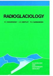 Cover of: Radioglaciology by V. V. Bogorodskiĭ
