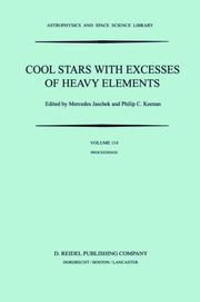 Cover of: Cool Stars with Excesses of Heavy Elements (Astrophysics and Space Science Library)