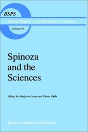 Cover of: Spinoza and the sciences