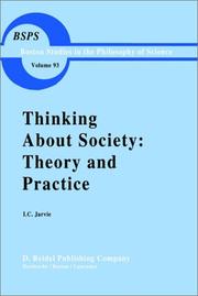 Cover of: Thinking about society: theory and practice