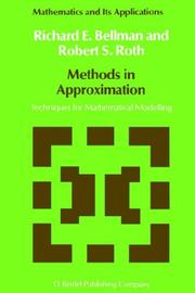 Cover of: Methods in approximation by Richard Ernest Bellman
