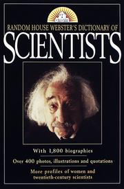 Cover of: Random House Webster's Dictionary of Scientists