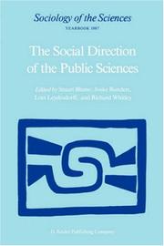 Cover of: The Social Direction of the Public Sciences by Stuart S. Blume