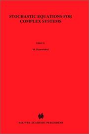 Cover of: Stochastic equations for complex systems