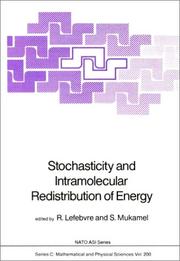 Cover of: Stochasticity and Intramolecular Redistribution of Energy (NATO Science Series C:)