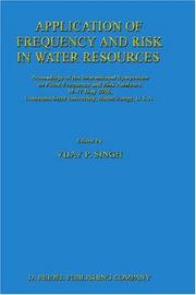 Cover of: Application of Frequency and Risk in Water Resources