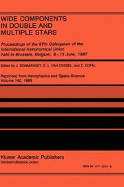 Cover of: Wide Components in Double and Multiple Stars (I a U Colloquium//Proceedings)