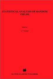 Cover of: Statistical analysis of random fields