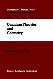 Cover of: Quantum theories and geometry