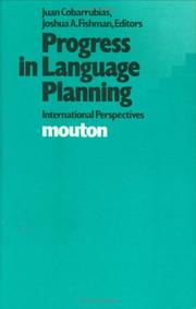 Cover of: Progress in Language Planning by 