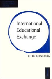 Cover of: International educational exchange: an assessment of its nature and its prospects
