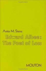 Cover of: Edward Albee: the poet of loss