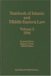Yearbook of Islamic and Middle Eastern Law by Eugene Cotran, Chibli Mallat ((editors)