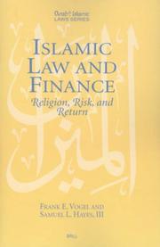 Cover of: Islamic law and finance: religion, risk, and return