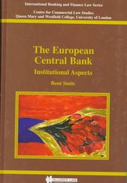 Cover of: The European Central Bank by René Smits