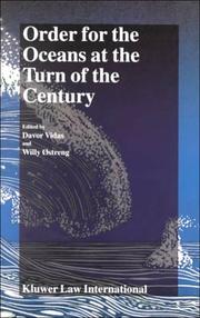 Cover of: Order for the Oceans at the Turn of the Century