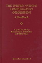 Cover of: The United Nations Compensation Commission: a handbook