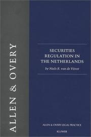 Securities regulation in the Netherlands by Niels R. van de Vijver