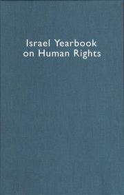 Cover of: Israel Yearbook on Human Rights 1999 (Israel Yearbook on Human Rights)