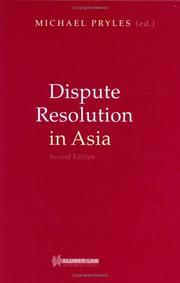 Cover of: Dispute resolution in Asia