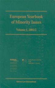 Cover of: European Yearbook of Minority Issues:2001/2 (European Yearbook of Minority Issues) by European Centre for Minority Issues Staff
