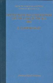 Cover of: United Nations Convention on the Law of the Sea 1982:A Commentary, Volume VI Articles 133 to 191; Annexes III and IV; Final Act, Annex I, Resolution II; ... Convention on the Law of the Sea 1982)
