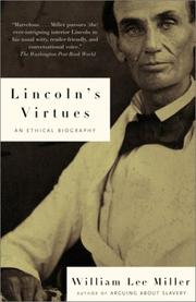 Cover of: Lincoln's Virtues by William Lee Miller