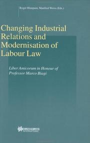 Cover of: Changing Industrial Relations and Modernisation of Labour Law: Liber Amicorum in Honour of Professor Marco Biagi (Studies in Employment and Social Policy, No. 23)