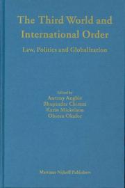 Cover of: The Third World and international order: law,  politics, and globalization