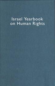 Cover of: Israel Yearbook on Human Rights