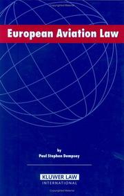 Cover of: European Aviation Law