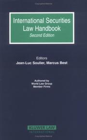 International securities law handbook by Marcus Best