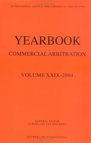 Cover of: Yearbook Commercial Arbitration 2004 (Yearbook Commercial Arbitration)