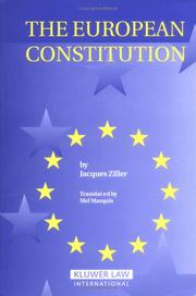 Cover of: The European Constitution | Jacques Ziller